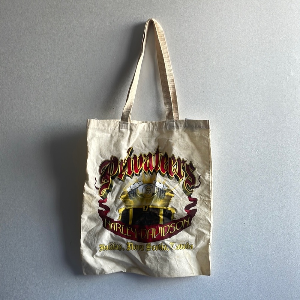 Harley-Davidson Canvas Tote Bag .